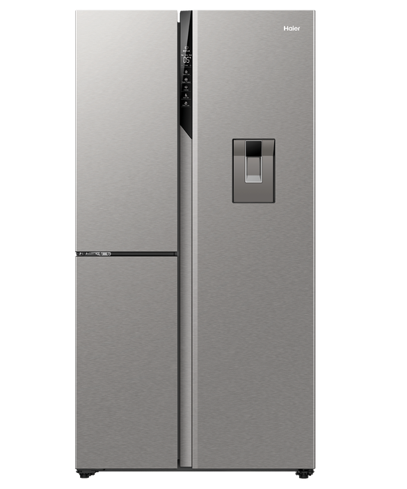 Three-Door Side-by-Side Refrigerator Freezer, 90.5cm, 575L, Water, pdp